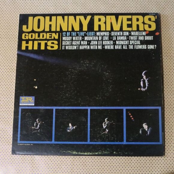 Johnny Rivers Golden Hits Vinyl Record - Picture 1 of 2